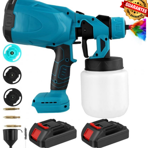 Pulvérisateur de Peinture Portable Sans Fil (+2 batteries Gratuits 🎁🔋)
