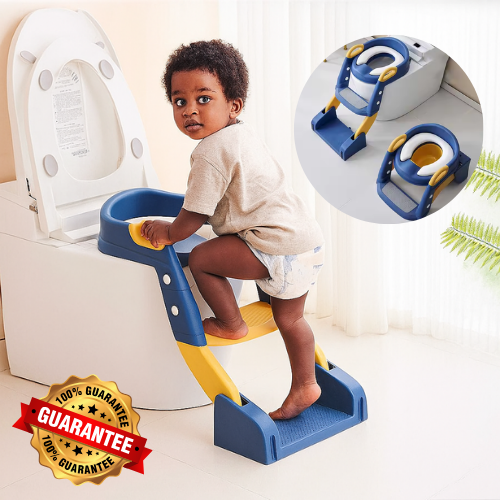 🚽 Toilette d’Apprentissage 2 en 1 avec Échelle Intégrée 👶✨Ultra Stable & Portable !
