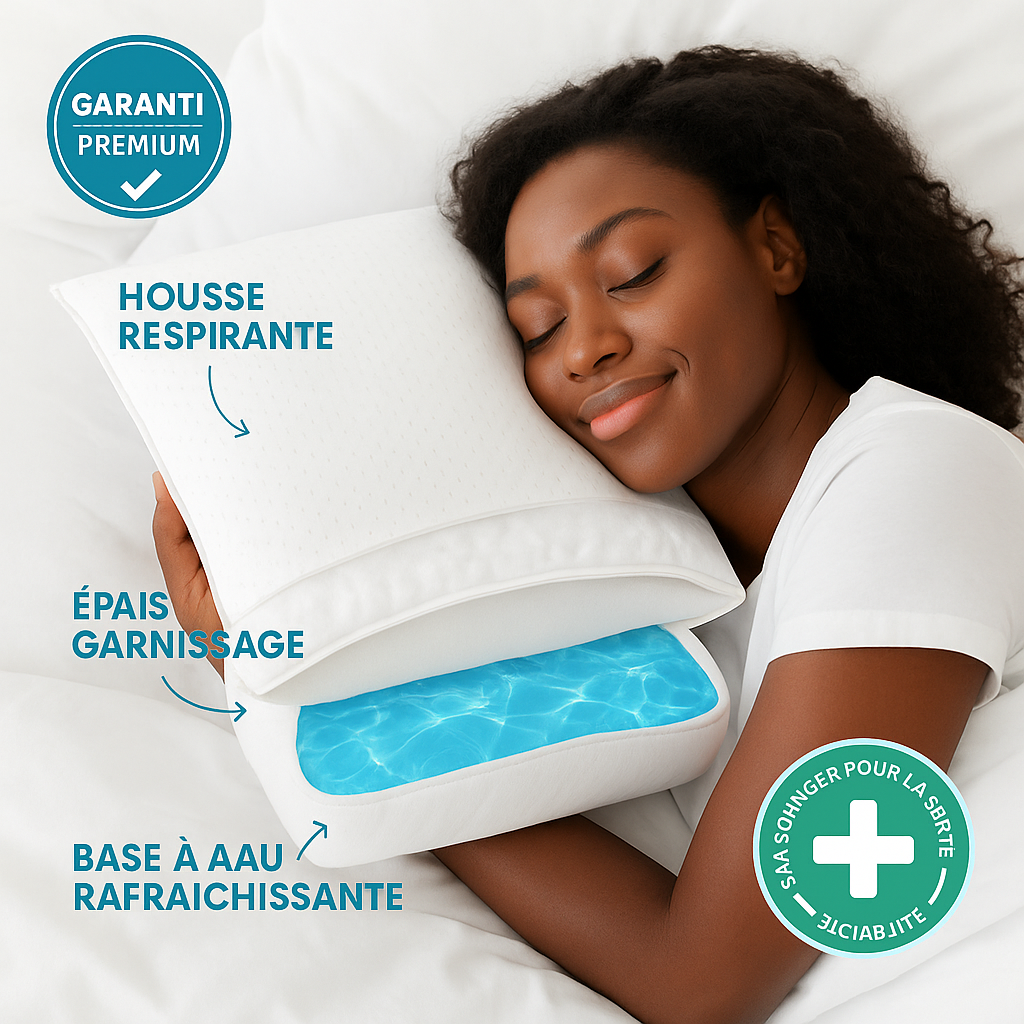 đ€ Oreiller Ă Eau Premium â Le Secret dâun Sommeil RĂ©parateur đ§