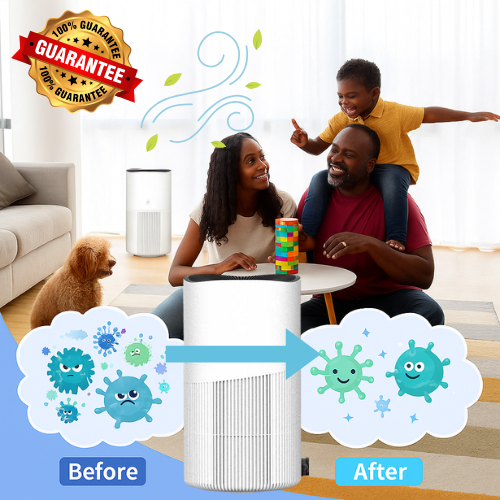 Purificateur d’Air Intelligent 🌬️🌿 (HEPA Smart)