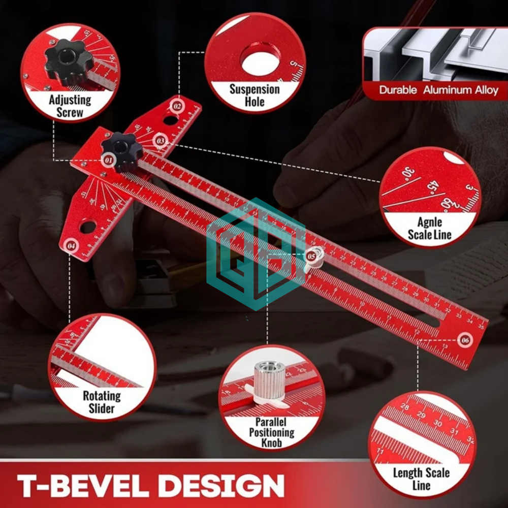T-Règle Pliable Multi-Angles 🔧📏