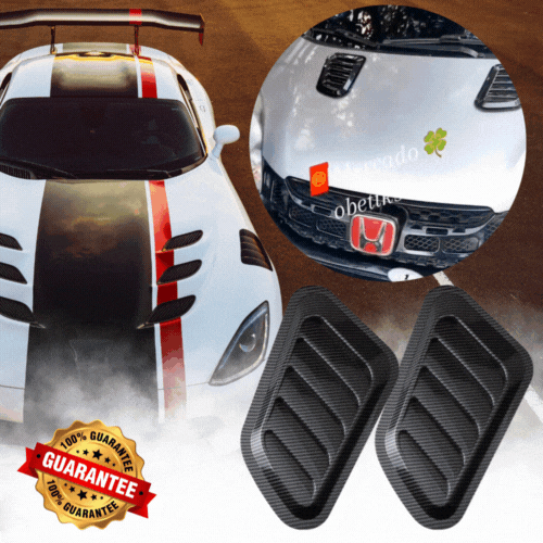 2x Prises d'air décoratives universelles pour capot ✨