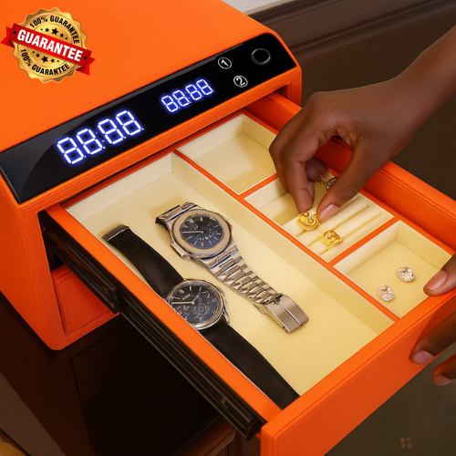 🔐 Coffre Intelligent Sécurisé Discret à Empreinte Digitale – Pour Objets de Valeur