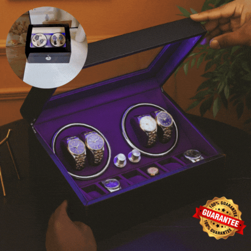 🕰️ Boîte Remontoir Automatique de Luxe – Pour Hommes & Femmes Élégants