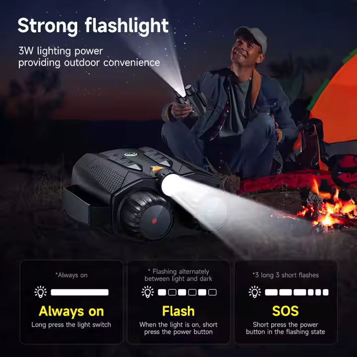 🔭 Caméra Vision Nocturne 326 – Jusqu’à 800M dans l’obscurité TOTALE ! 🌌👁️