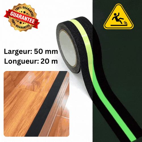 🔥 Ruban Antidérapant Lumineux 20m ✨