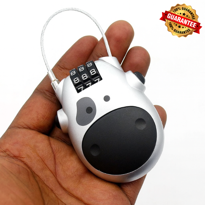 🛡️ Cadenas Antivol Rétractable à Code – Sécurité Maximale pour Vos Affaires