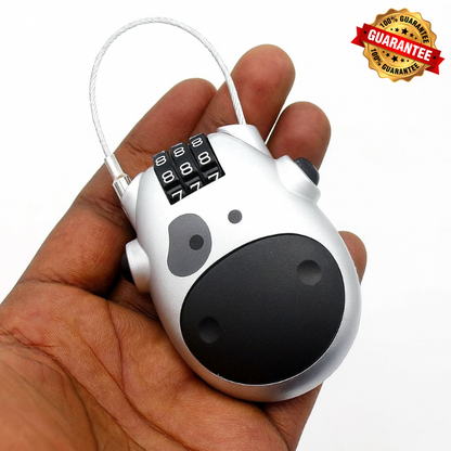 🛡️ Cadenas Antivol Rétractable à Code – Sécurité Maximale pour Vos Affaires