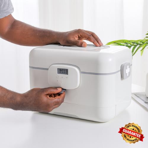 🏥 Boîte de Rangement Médicaments Intelligente – Avec Affichage Digital