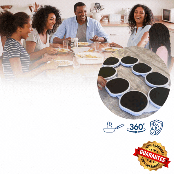 Plateau Tournant Familial Extensible 360° 🥘