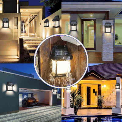 LOT de 3 Lampe Murale Solaire Intelligente✨